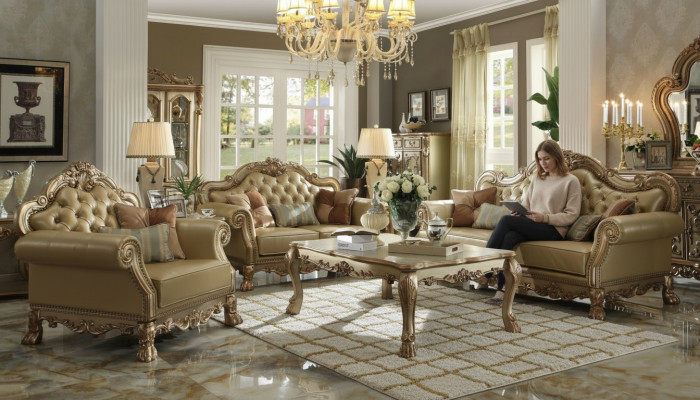 Designer Sofagarnitur 3+2 Sitzer Sofa Couch Leder Garnitur Polster Set