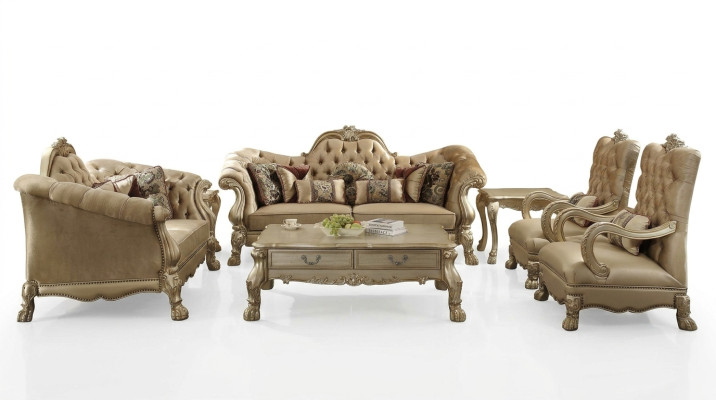 Luxus Möbel Sofagarnitur Couch Sofa Polster 3+2+1+1 Sitzer mit Couchtisch