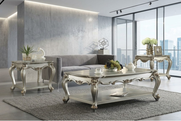 Klassischer Tisch Couchtisch Sofa Beistelltisch Design Wohnzimmer Barock