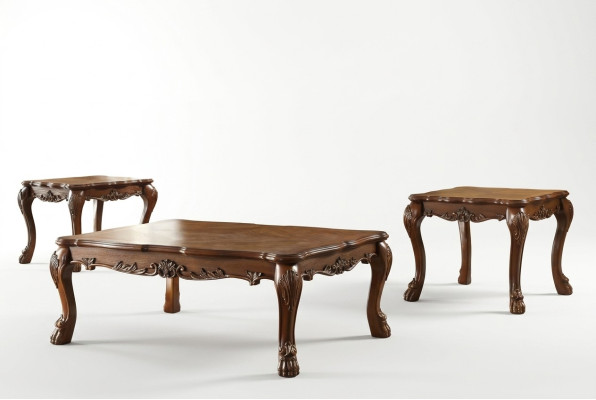 Klassischer Tisch Couchtisch Barock Beistelltisch Sofa Design Wohnzimmer