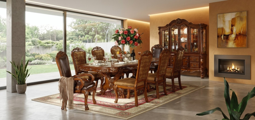 Design Esstisch Esszimmer 8 Stühlen Gruppe Stuhl Tische Holz Tisch