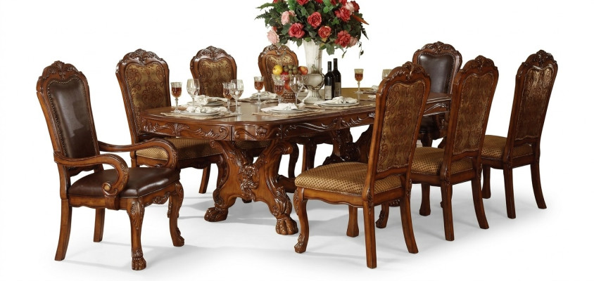 Design Esstisch Esszimmer 8 Stühlen Gruppe Stuhl Tische Holz Tisch