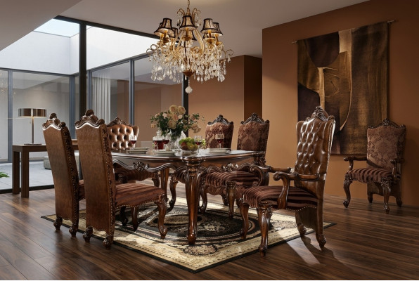 Klassischer Luxus Tisch Holz Tische Deko Rokoko Barock Antik Stil Ess Wohn