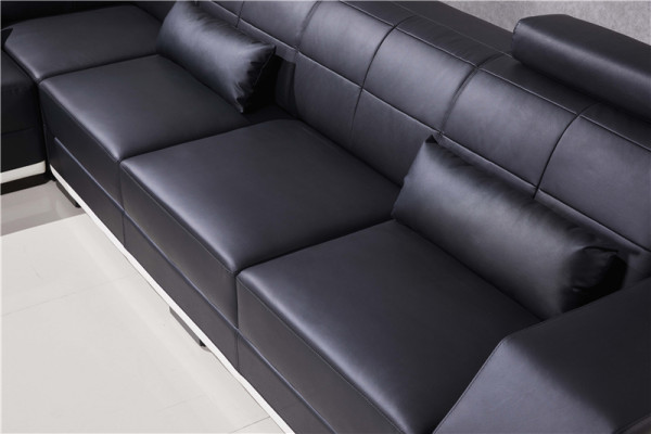 Ecksofa Ledersofa Big L Form Wohnlandschaft Sofa Couch Garnitur