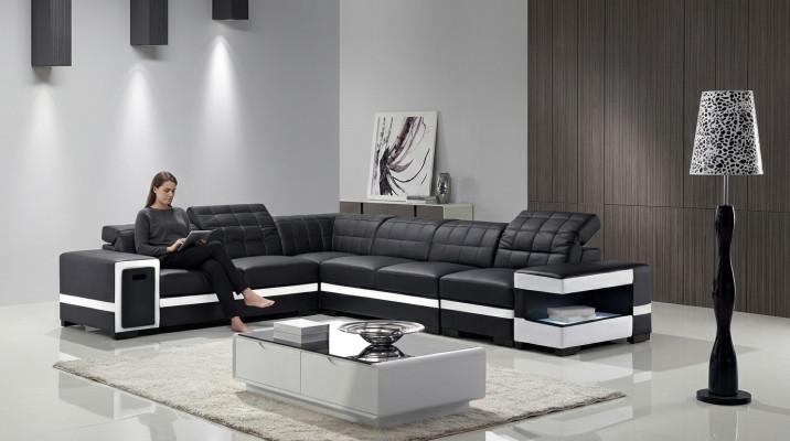 Designer Sofa Couch Ecksofa Polster Deko Garnitur Wohnlandschaft L-Form