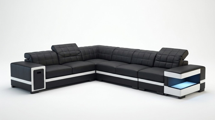 Designer Sofa Couch Ecksofa Polster Deko Garnitur Wohnlandschaft L-Form