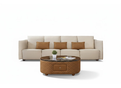 Sofa Couch 310cm Polster Sofas 5 Sitzer Textil Wohnzimmer big xxl Couchen