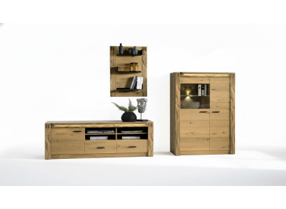 Modernes Design Wohn Wand Wohnzimmer Sideboard RTV Regal Vitrine