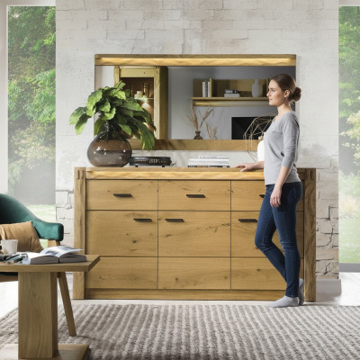 Kommode Sideboard Schubladenschrank Schrank Anrichte Holz Schrank Regal Lowboard