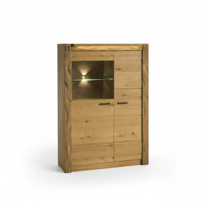Vitrine Anrichte Schrank Regal Modern Stil Wohnzimmer Kommoden Glas Kollektion