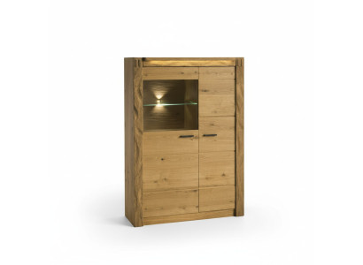 Vitrine Anrichte Schrank Regal Modern Stil Wohnzimmer Kommoden Glas Kollektion