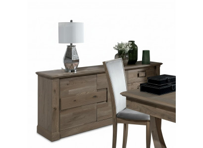 Kommoden Schrank mit Spiegel xxl Kommode Buffet Holz neu Anrichte 2tlg. Holz Set