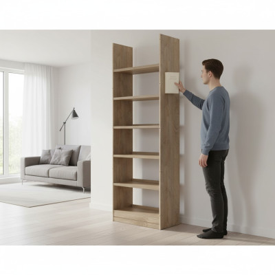 Regal Bücherschrank Schränke Bücherregal Wohnwand Wohnzimmer Wand Regal Design