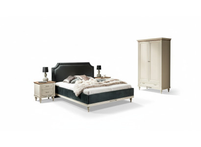 Bett Polster Design Luxus Hotel Betten Ehe 140/160cm Schlaf Zimmer Doppel Textil