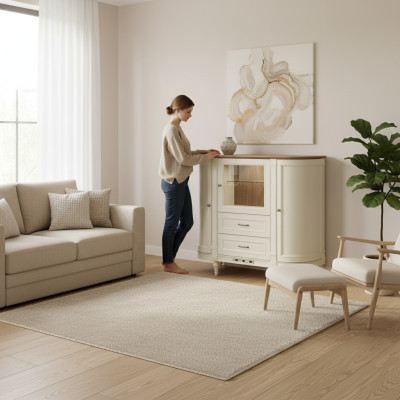 Klassische Kommode Kommoden Schrank Holz Schränke Wohnzimmer Anrichte Vitrine