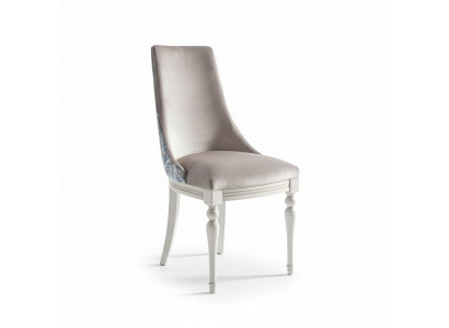 Designer Stuhl Luxus Lehnstuhl Polster Stühle 1x Sessel Wohn Ess Zimmer Textil