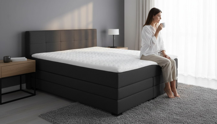 Boxspringbett Design Polsterbett Bett Betten Hotel Hotelbett 160x200cm