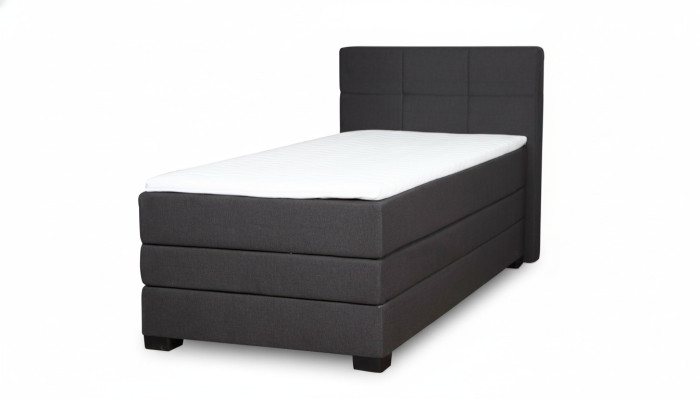 Boxspring Bett Hotel Betten 90x200cm Komplett Bettkasten inkls. Topper