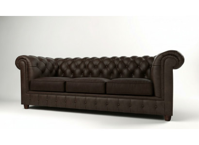 Klassische Chesterfield Couch Sofa 3 Sitzer Couchen Sofas Polster Dreisitzer