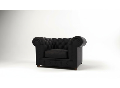 Edler Design Chesterfield Sessel Polster Fernseh Sitz Lounge Club Textil