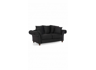 Design Sofa 2 Sitzer Chesterfield Stoff Couch Sofa Polster Sofas Zweisitzer Neu