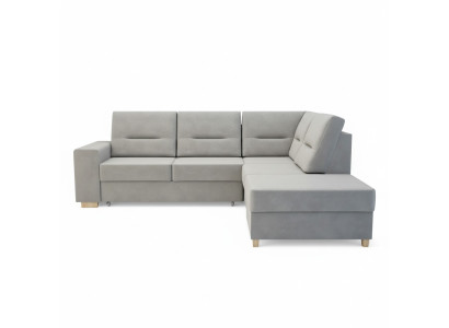 Design Ecksofa L-form Bettfunktion Couch Leder Textil Sofas Eckcouch