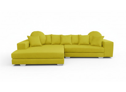 Gelbe Ecksofa Eckcouch Eckgarnitur Polster Sofa Couchen Sofas Wohnlandschaft