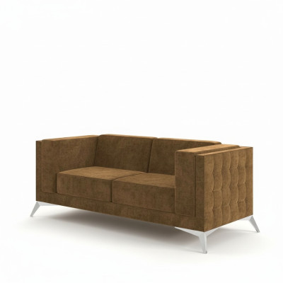 Chesterfield Polster Couch Stoff Couchen Sofa Sitz Garnitur Zweisitzer 2 Sitzer