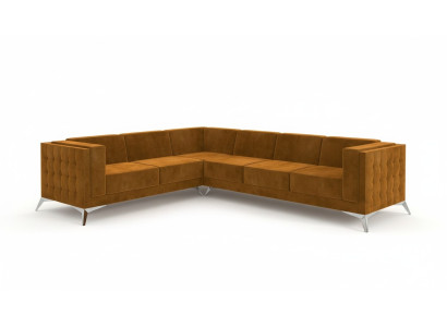 Ecksofa L-Form Stoff Couch Wohnlandschaft Garnitur Design Modern Sofa