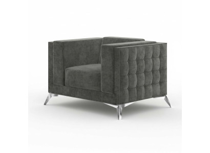 Chesterfield Sessel Couch 1 Sitzer Couchen Polster Neu Sofa Fernseh Textil