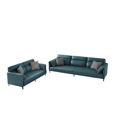 Sofa 3 Sitzer Ledersofa Couch Wohnlandschaft Garnitur Design Modern Sitz
