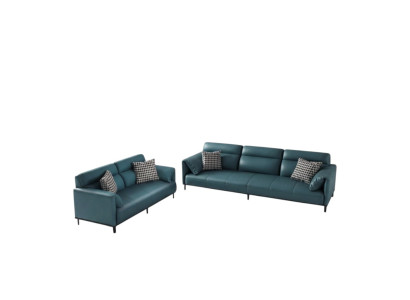 Sofa 3 Sitzer Ledersofa Couch Wohnlandschaft Garnitur Design Modern Sitz