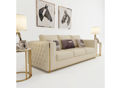 Ledersofa Couch Wohnlandschaft Garnitur Design Modern Sofas Sofa 3 Sitzer Sitz