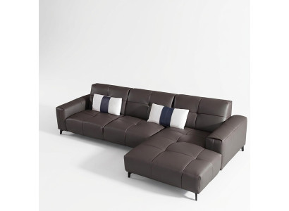 Design Esk Ecksofa L-form Modern Sofas Ledersofa Couch Sofa Sitz Wohnlandschaft