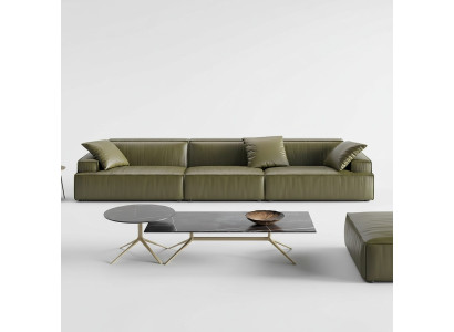 Ledersofa 6 Sitzer xxl Couch Big Sofa Lümmel Couchen Sofas Couchen Garnituren