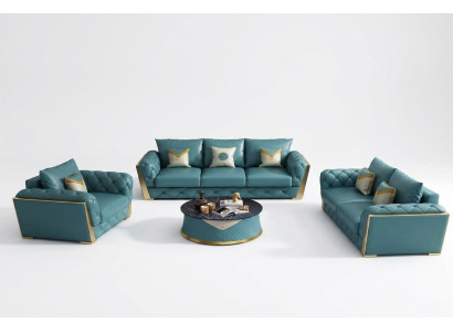 Dreisitzer Design Sofa 3 Sitzer Couchen Couch Polster Garnitur Sofas 
