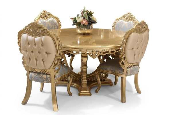 Esszimmer set 7tlg. Esstisch+6x Stühle Designer Holz Stuhl Garnitur Möbel Neu