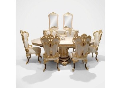 Esstisch Holztisch Tisch Gruppe Esszimmer Wohnzimmer Garnitur Holz Design Tische