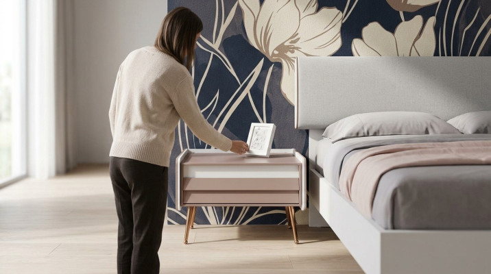 Design Nachttisch Konsole Beistell Schlaf Zimmer Luxus Konsolen Tische Holz