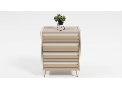 Modern Kommode mit 2 Schubladen Möbel Designer Zimmer Kinderzimmer Neu