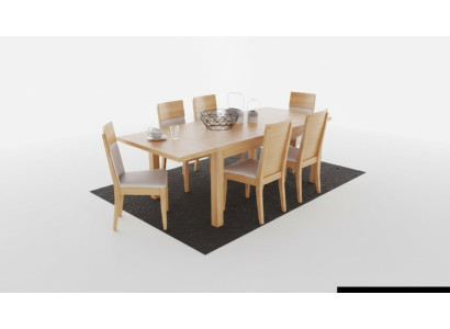 Esstisch Holz Tische Wohn Ess Zimmer Tisch Massivholz 120x90cm Esstische Massiv