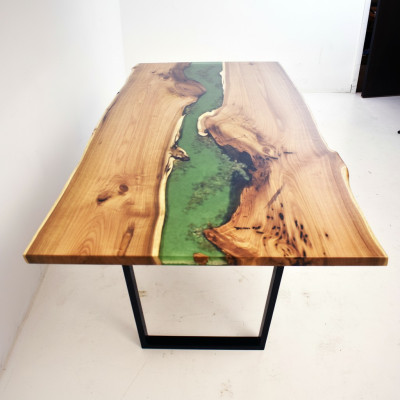 Esstisch Meer Wasser River Echtes Holz Flusstisch 200x90 Tische