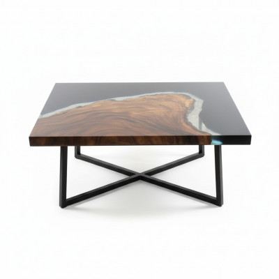 Couchtisch River Table Epoxidharz Massiv Tische 70x40 Flusstisch