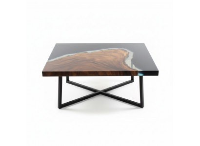 Couchtisch River Table Epoxidharz Massiv Tische 70x40 Flusstisch