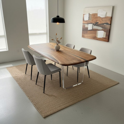 Couchtisch River Table Echtes Holz Epoxidharz Flusstisch Tische Massiv