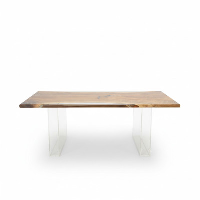 River Table Epoxidharz Couchtisch Massiv Tische 120x60 Flusstisch