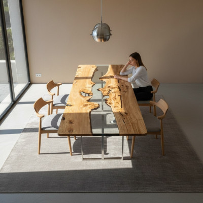 Beistelltisch Couchtisch Handgefertigter Designer-Tisch Couchtisch