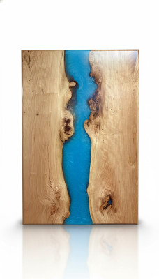 Epoxid harz esstisch echtes massive holz möbel wasserfall epoxy tisch Neu 200x90 