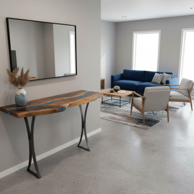 Konsolentisch Design Tisch Kommode Handgefertigter Epoxid Harz Tische