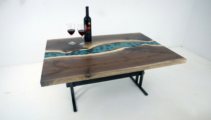 Designer Tisch Handmade Wasserfall Couchtisch Beistelltisch Couchtisch Preis